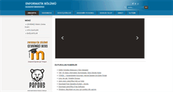 Desktop Screenshot of enformatik.gantep.edu.tr